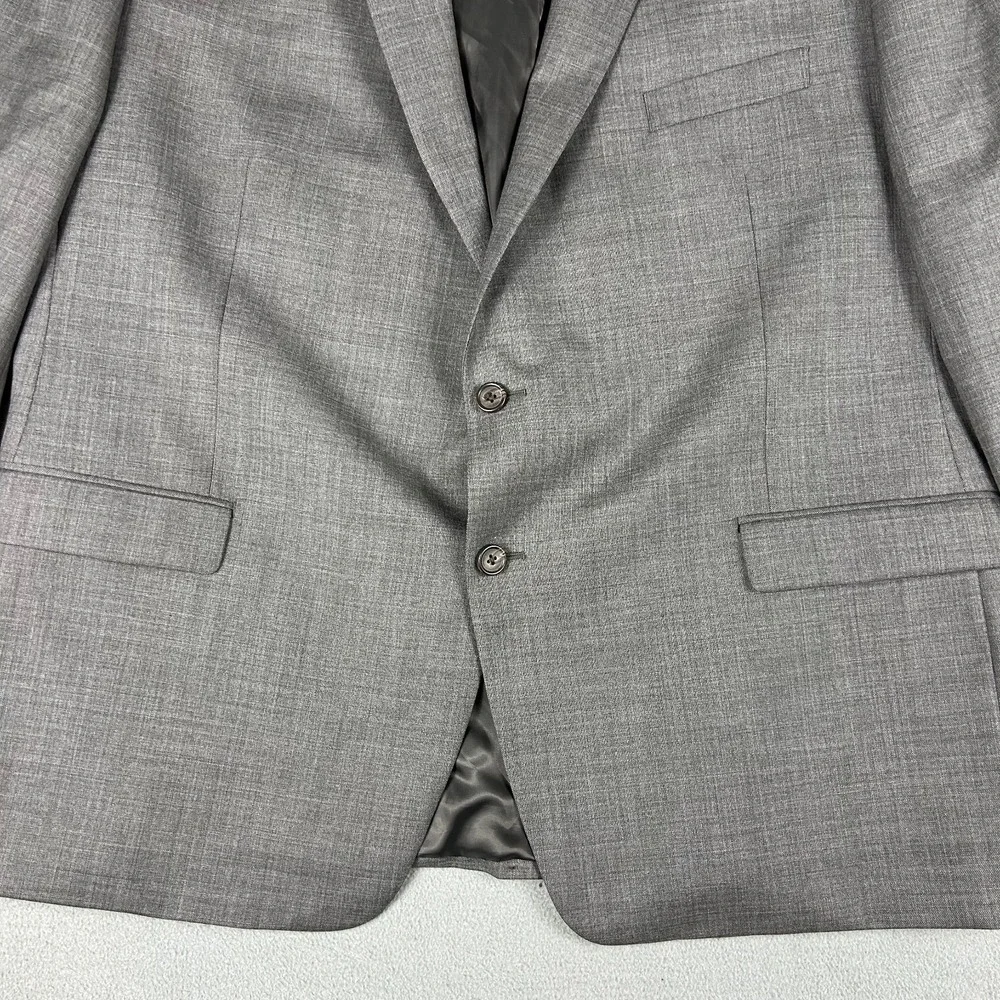 Lauren Ralph Lauren Blazer Mens 50R‎ Gray 2 Button 100% Wool Casual Business